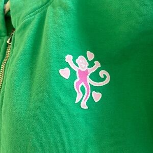 Roller Rabbit Vibrant Green hoodie